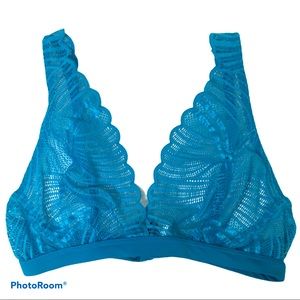 Cosabella teal lace bralette